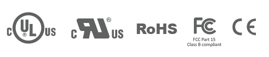UL UR ROHS FCC CE Certification Logos for DS DA DE DU DL Dimmable LED Drivers UL UR ROHS FCC CE Certification Logos for DS DA DE DU DL Dimmable LED Drivers