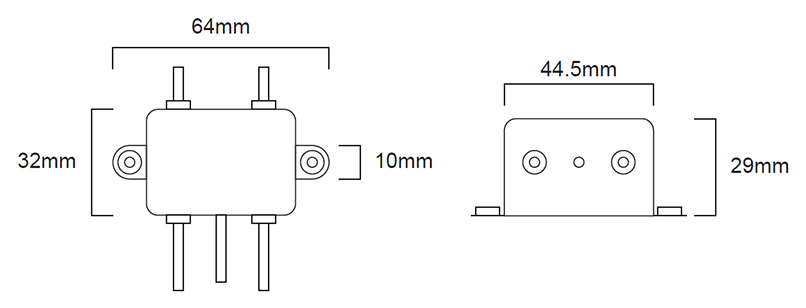 LTF EMI Filter FLTR15000 Form Factor Drawing LTF EMI Filter FLTR15000 Form Factor Drawing