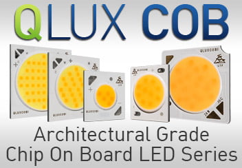 QLUX COB High CRI Single Channel Dim to Warm Dual Channel Color Tunable Chip on Board LED US Patented