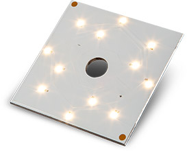 QLUXS5715W12LED 57mm square 15W 36V DC CSP LED Board