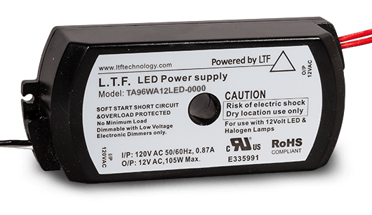 TA96WA12LED-0000-LTF-96W-12V-AC-No-Minimum-Load-Electronic-Transformer TA96WA12LED-0000-LTF-96W-12V-AC-No-Minimum-Load-Electronic-Transformer