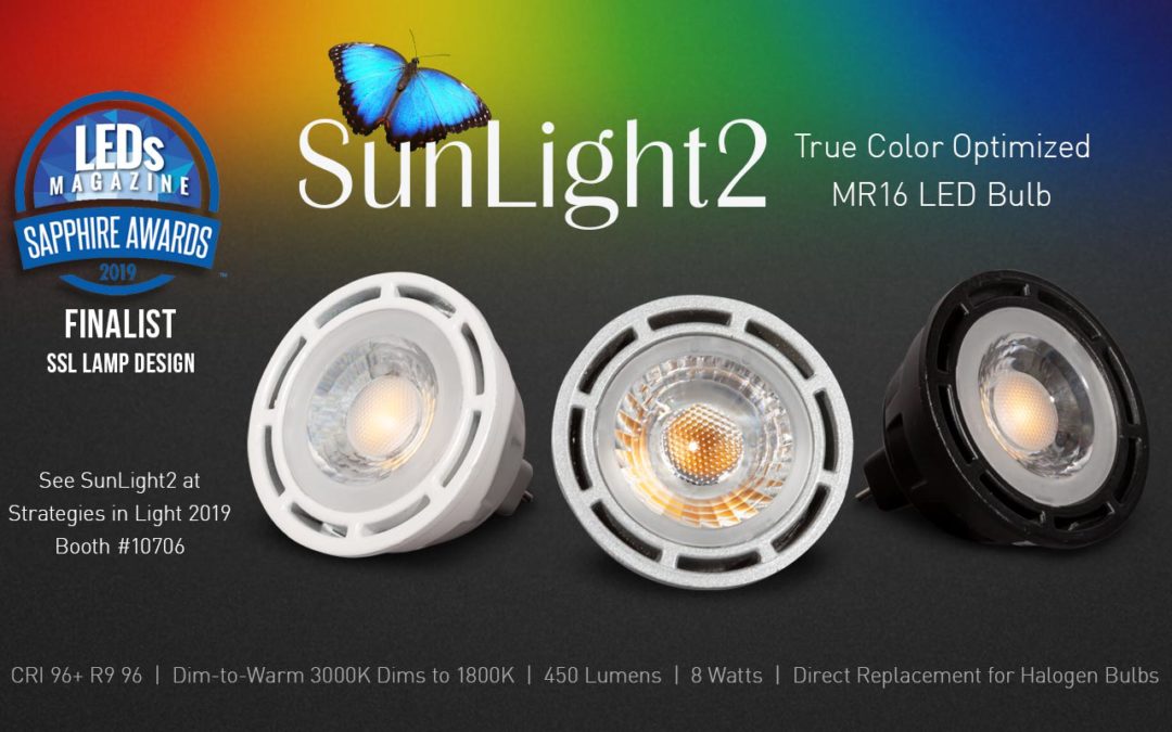 LTF’s SunLight2 LED Bulb is 2019 Sapphire Awards Finalist