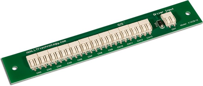 E12CB-12 12 Port In Series Quick Connect Terminal Block
