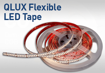 QLUX Premium Architectural Grade High CRI Dim to Warm Color Tunable Flexible LED Tape Series