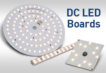 QLUX Architectural Grade DC Linear Round Square LED Boards 90 CRI 50,000 Hour Warranty 