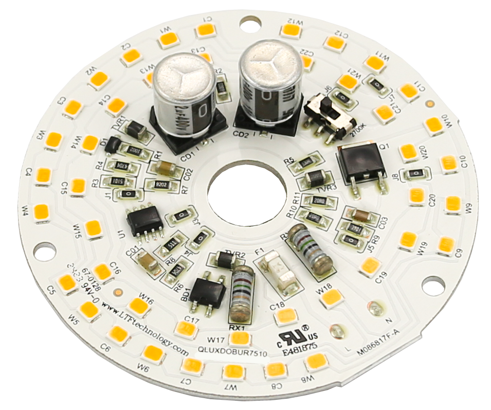 QLUXDOBAR10017W42LEDWDM DOB 17W 120V Dim to Warm AC Line Voltage LED Board
